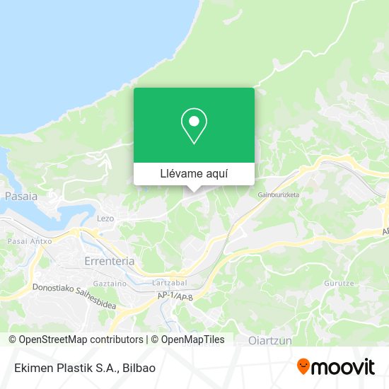 Mapa Ekimen Plastik S.A.