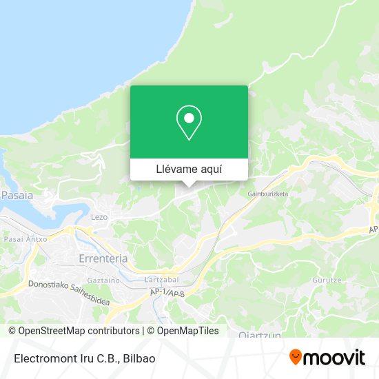 Mapa Electromont Iru C.B.