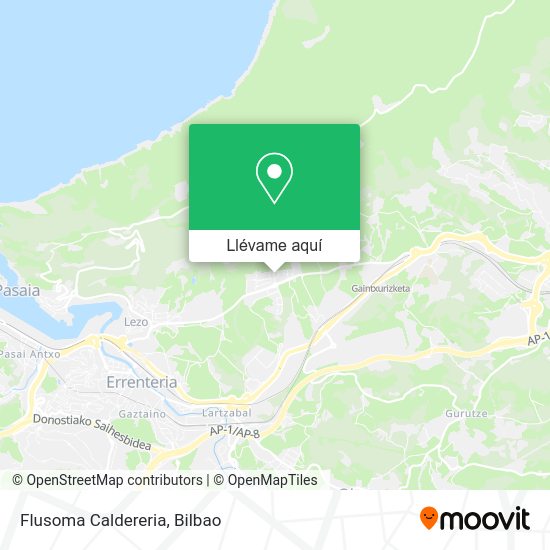 Mapa Flusoma Caldereria