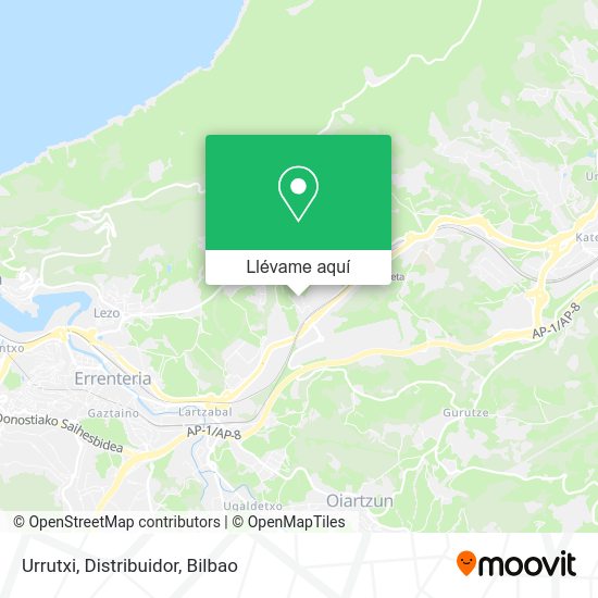 Mapa Urrutxi, Distribuidor