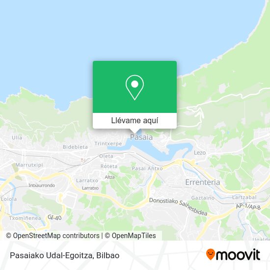 Mapa Pasaiako Udal-Egoitza