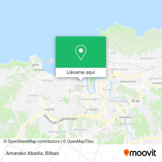 Mapa Amarako Abadía