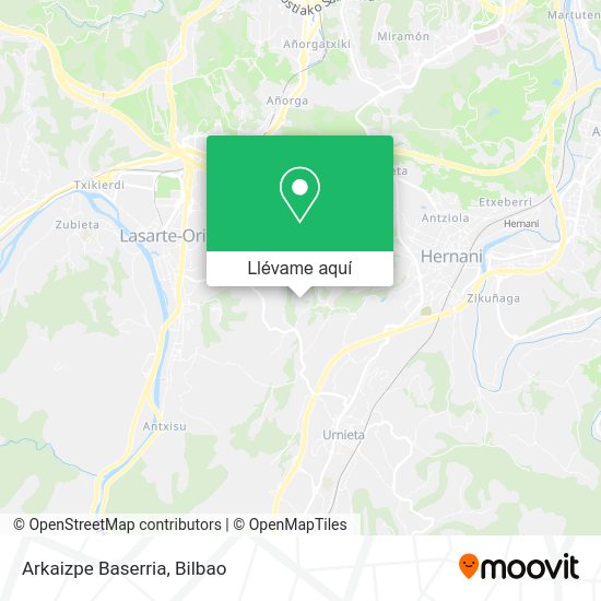 Mapa Arkaizpe Baserria