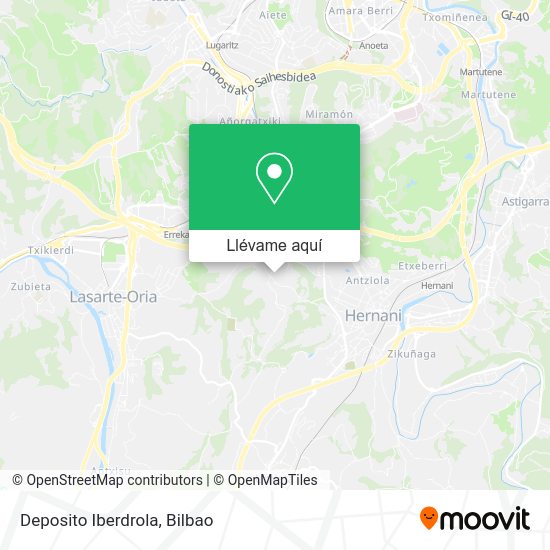 Mapa Deposito Iberdrola