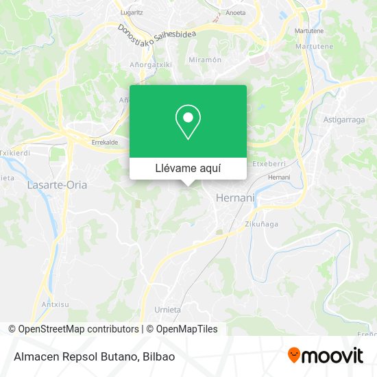 Mapa Almacen Repsol Butano
