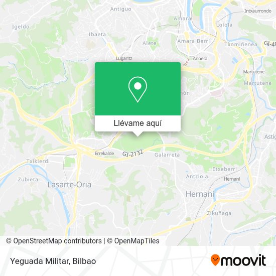 Mapa Yeguada Militar