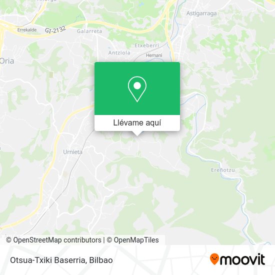 Mapa Otsua-Txiki Baserria