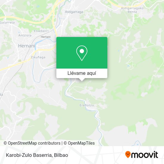 Mapa Karobi-Zulo Baserria