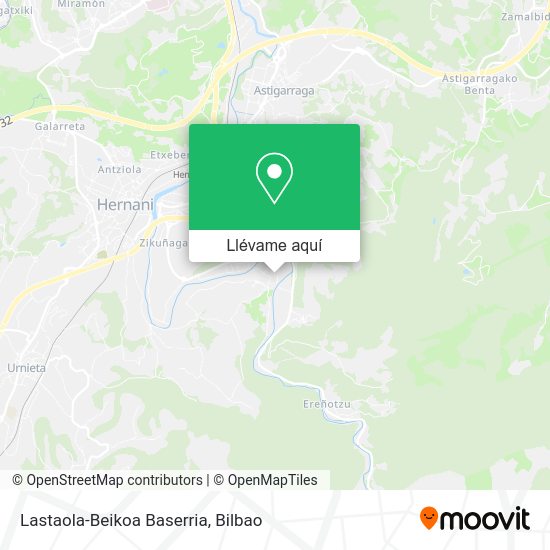 Mapa Lastaola-Beikoa Baserria