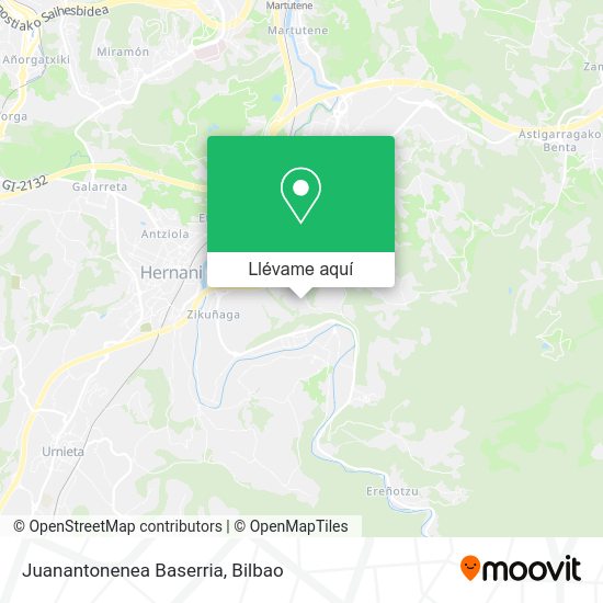 Mapa Juanantonenea Baserria