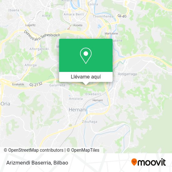 Mapa Arizmendi Baserria