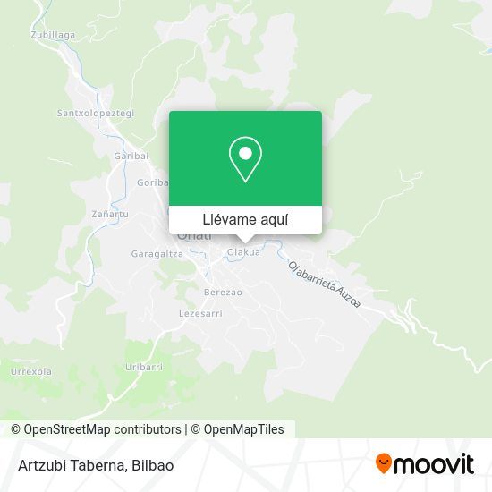Mapa Artzubi Taberna