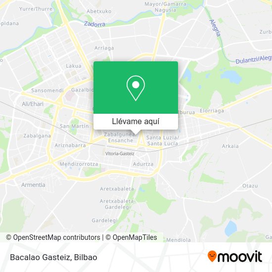Mapa Bacalao Gasteiz