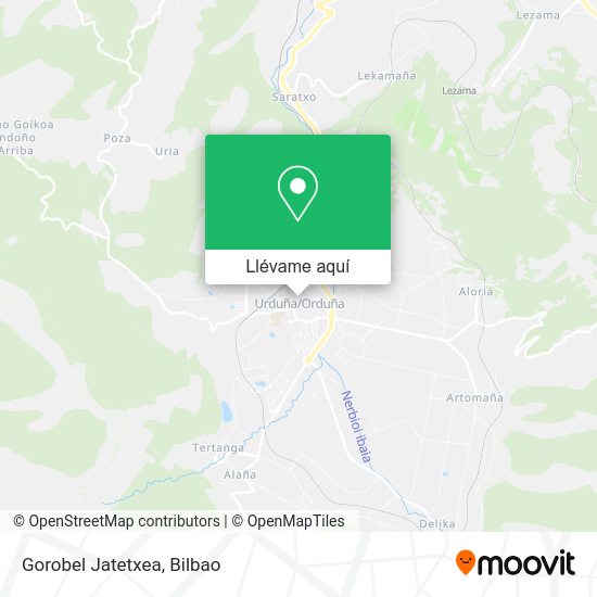 Mapa Gorobel Jatetxea