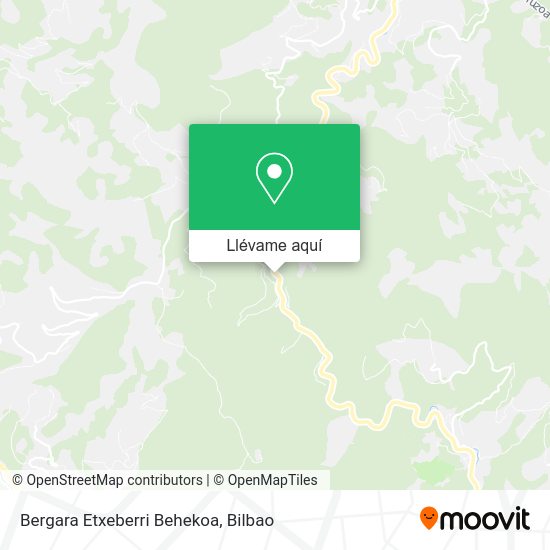 Mapa Bergara Etxeberri Behekoa