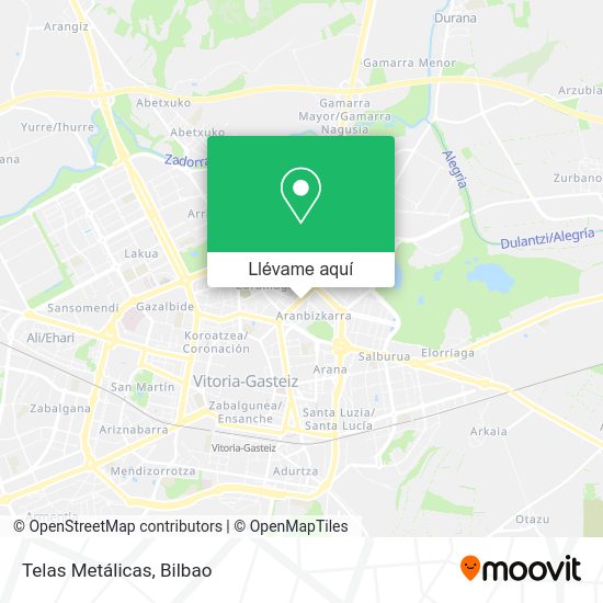 Mapa Telas Metálicas
