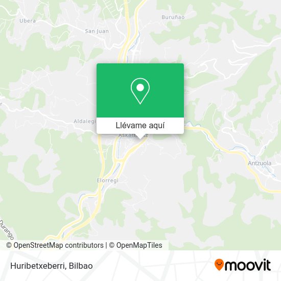 Mapa Huribetxeberri