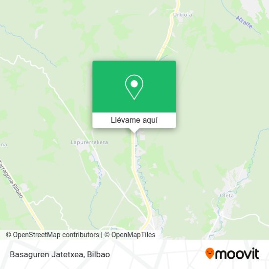 Mapa Basaguren Jatetxea