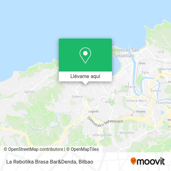 Mapa La Rebotika Brasa Bar&Denda