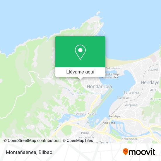 Mapa Montañaenea