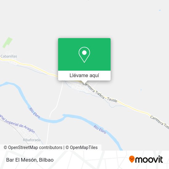 Mapa Bar El Mesón
