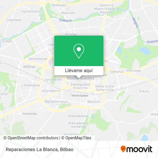 Mapa Reparaciones La Blanca
