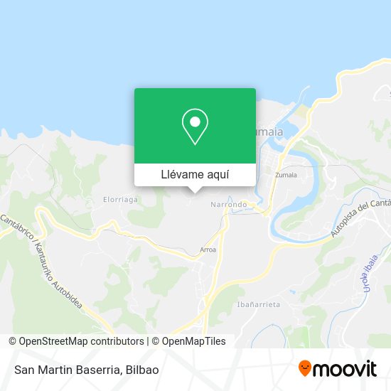 Mapa San Martin Baserria
