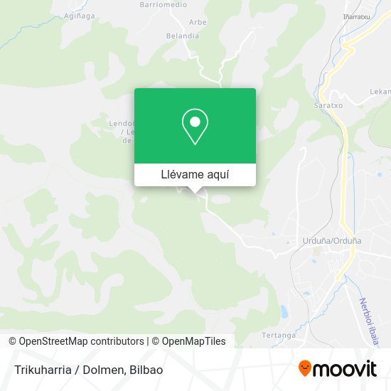 Mapa Trikuharria / Dolmen