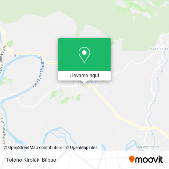 Mapa Toloño Kirolak