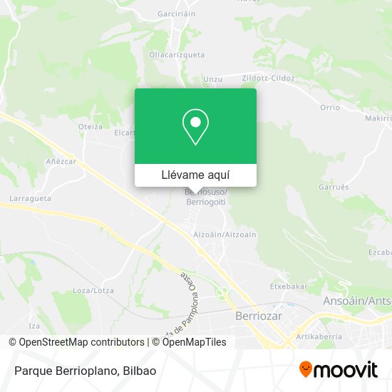 Mapa Parque Berrioplano