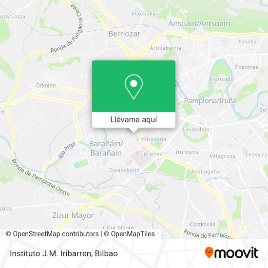Mapa Instituto J.M. Iribarren