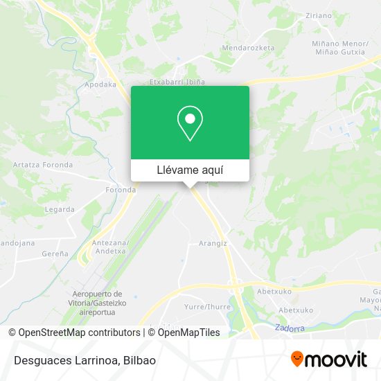 Mapa Desguaces Larrinoa