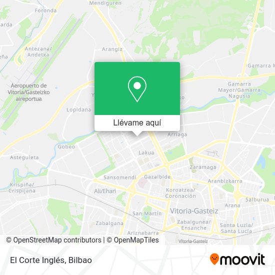 Mapa El Corte Inglés