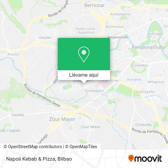 Mapa Napoli Kebab & Pizza