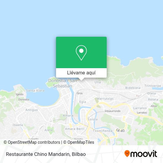 Mapa Restaurante Chino Mandarin