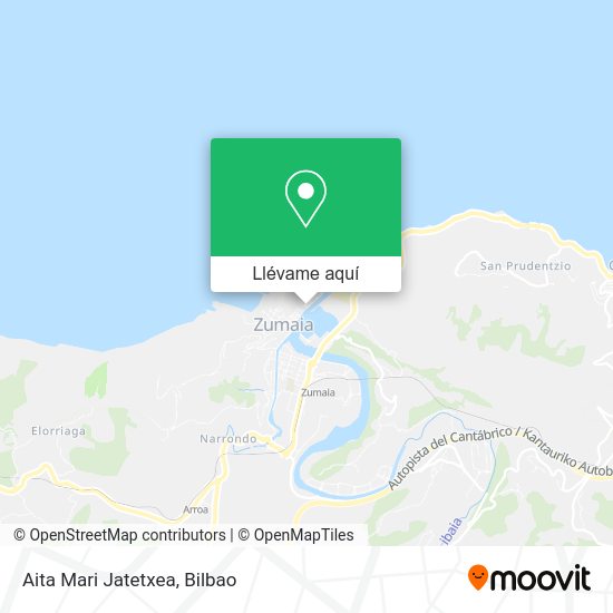 Mapa Aita Mari Jatetxea
