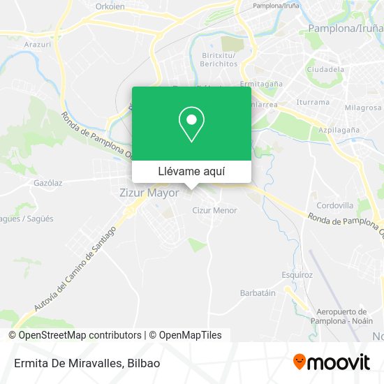 Mapa Ermita De Miravalles