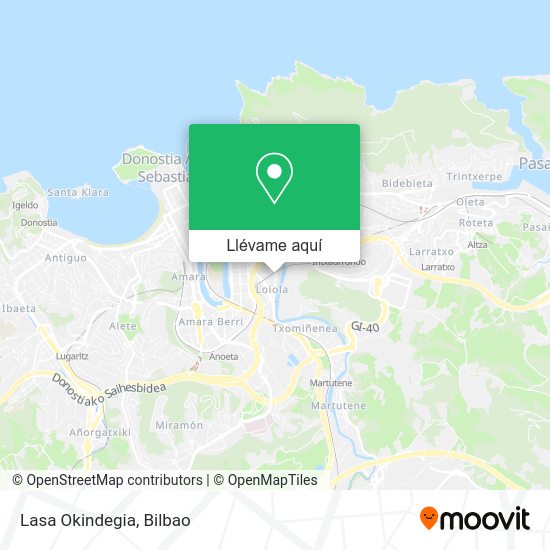 Mapa Lasa Okindegia