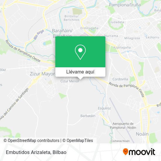 Mapa Embutidos Arizaleta