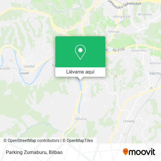 Mapa Parking Zumaburu