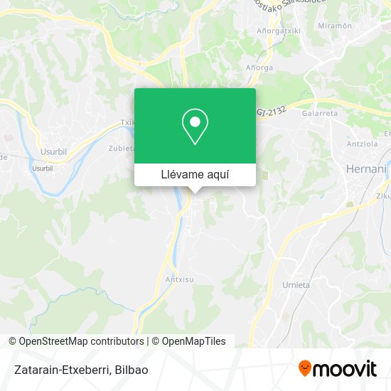 Mapa Zatarain-Etxeberri
