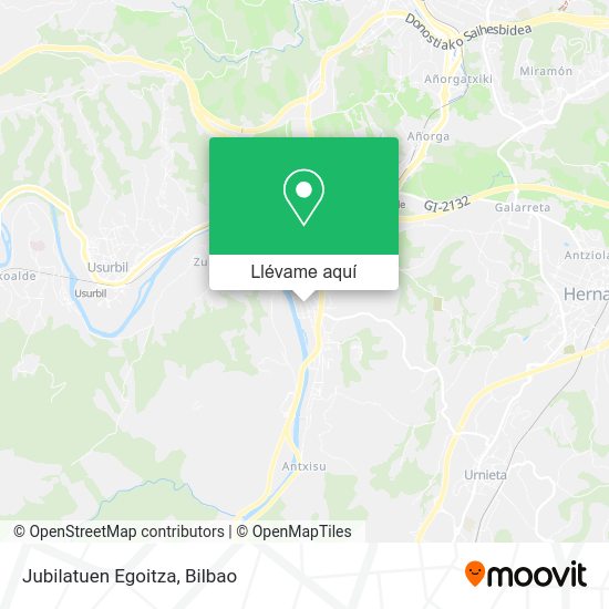 Mapa Jubilatuen Egoitza