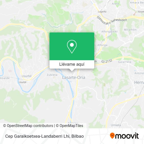 Mapa Cep Garaikoetxea-Landaberri Lhi