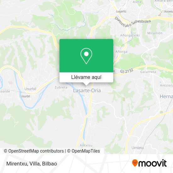 Mapa Mirentxu, Villa