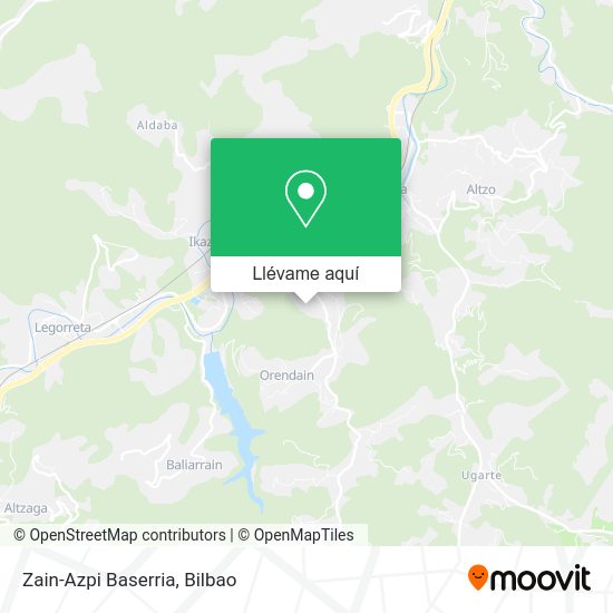Mapa Zain-Azpi Baserria