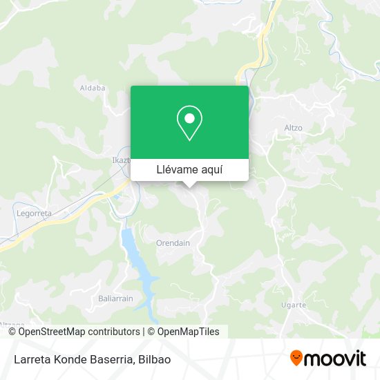 Mapa Larreta Konde Baserria