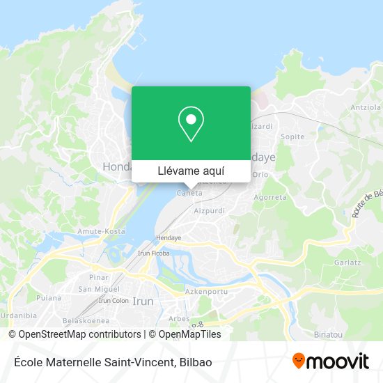 Mapa École Maternelle Saint-Vincent