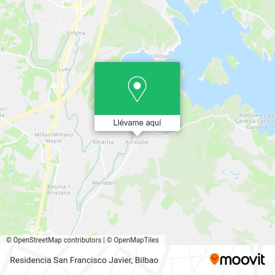 Mapa Residencia San Francisco Javier