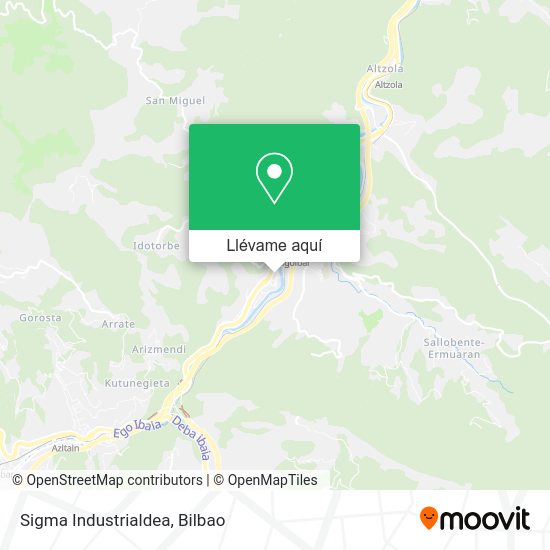 Mapa Sigma Industrialdea