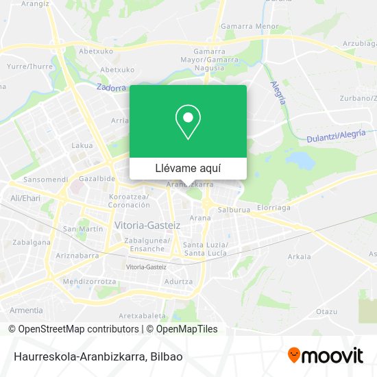 Mapa Haurreskola-Aranbizkarra